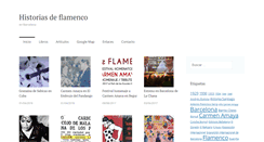 Desktop Screenshot of historiasdeflamenco.com